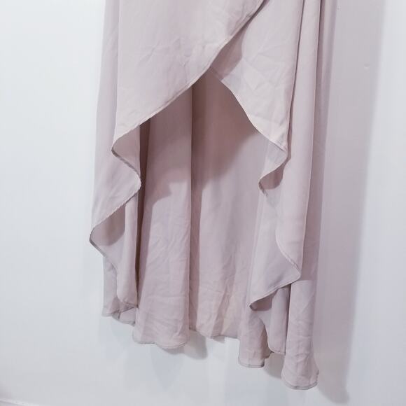 Show me your Mumu Mariah Wrap Dress High Low Maxi Bridesmaid Party Vacation - Picture 5 of 14